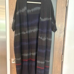 Lovestitch Black Long Sweater Coat